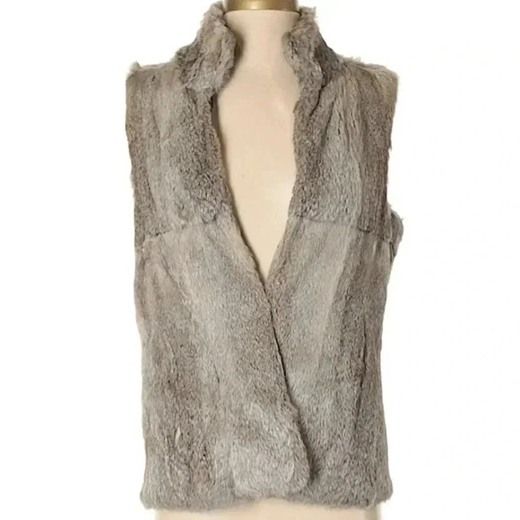 MICHAEL Michael Kors Fur Vest with Satin Lining and Pockets - Picture 1 of 15